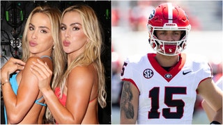 Hanna Cavinder appears to be spending time with Georgia QB Carson Beck. Two viral videos show them together. Watch the videos. (Credit: Getty Images)
