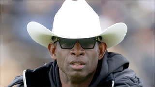 Colorado football coach Deion Sanders is going viral with a pro-police message. Check out the viral tweet he sent. What did he say? (Credit: Getty Images)