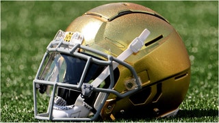 Notre Dame unveils ugly football uniforms. (Credit: Getty Images)