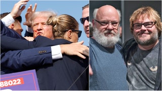 Jack Black's bandmate Kyle Gass seems to think Donald Trump being shot is a laughing matter. He joked about wishing the shooter hadn't missed. (Credit: Getty Images)