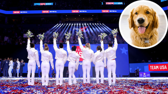 Team USA Gymnastics Has A New Therapist And He Is A Good Boy