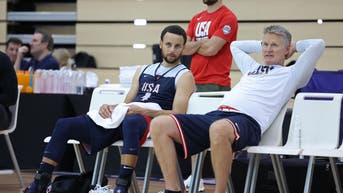 Steph Curry And Steve Kerr Endorse Kamala Harris For President At Olympics