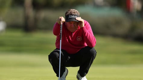 Video: Golfer Paul Broadhurst Whiffs On Tap-In Putt At Senior Open Championship