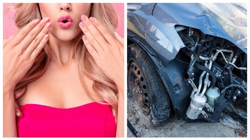 Florida Barbie Crashes BMW Into A Popeyes