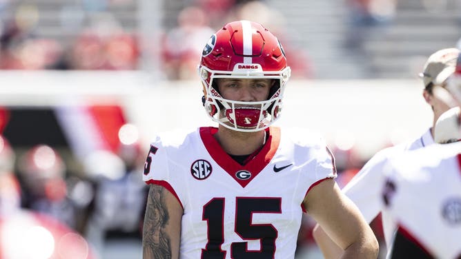 Georgia starting QB Carson Beck spoke about off-field issues with driving