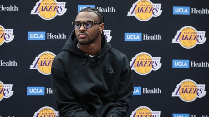 Bronny James reportedly will spend most of his rookie season in the G League. (Photo by Jevone Moore/Icon Sportswire via Getty Images)