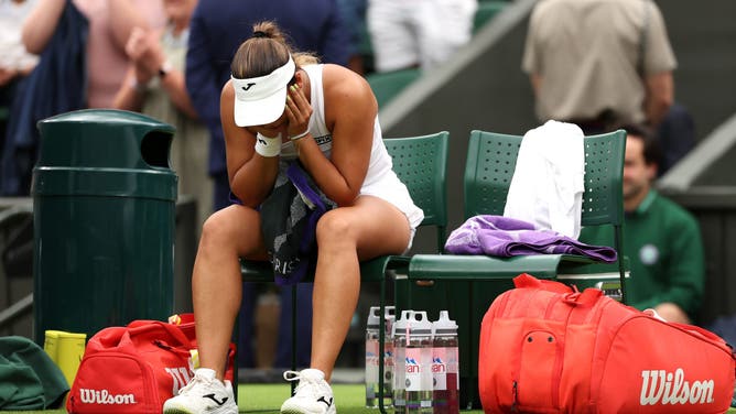 Defending Wimbledon Champion Markéta Vondroušová endured a shocking defeat in the first round of this year's tournament to Jessica Bouzas Maneiro.