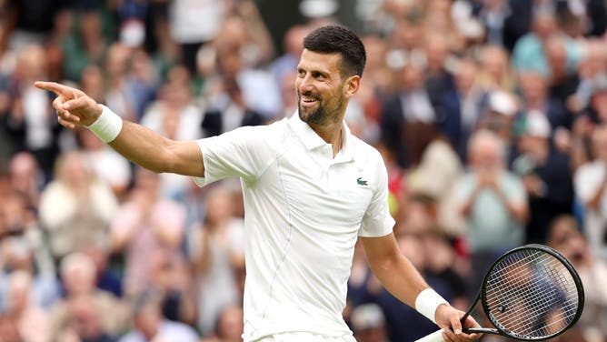 Novak Djokovic appeared to be having stomach issues during his Round of 16 match against Holger Rune at Wimbledon.