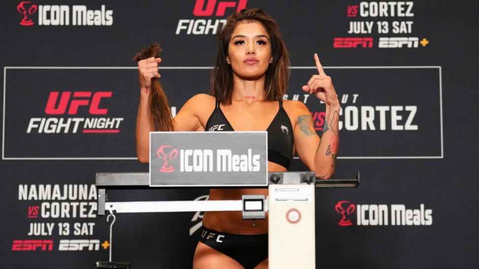 UFC Fighter Tracy Cortez Cuts Hair To Make Weight