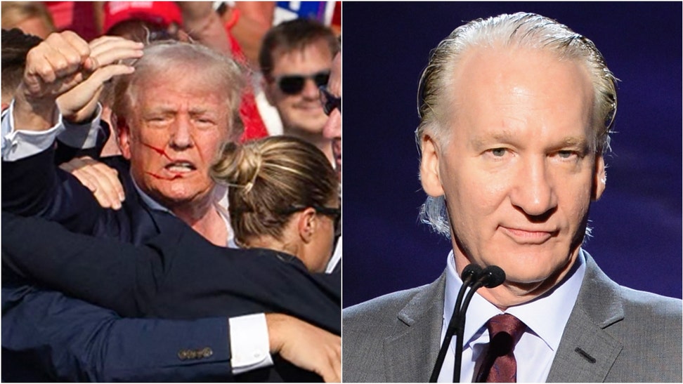 Bill Maher reacts to Donald Trump shooting. (Credit: Getty Images)