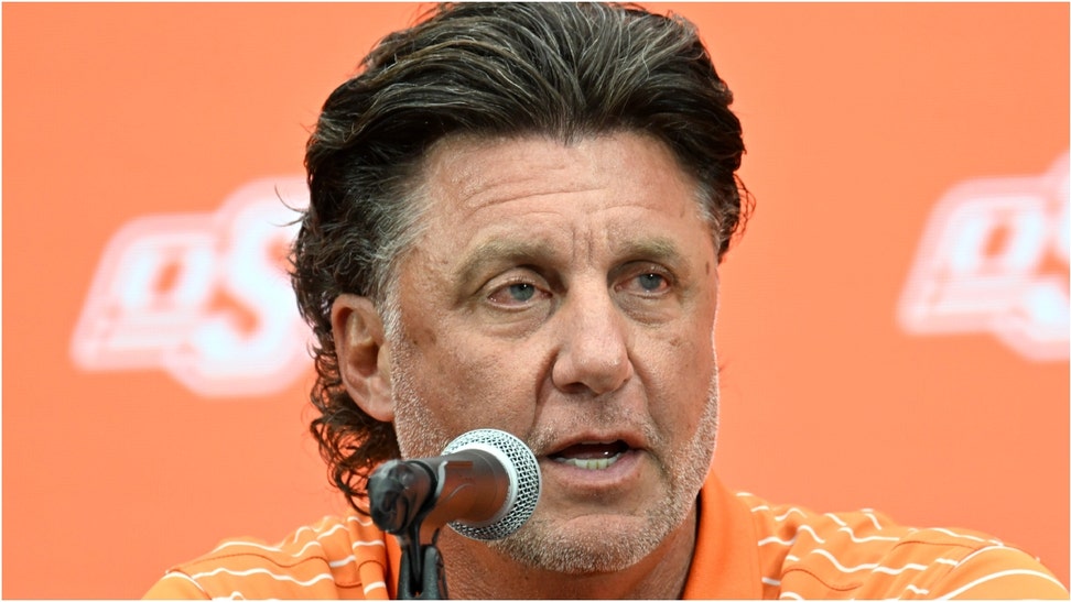 Mike Gundy (Credit: Candice Ward-USA TODAY Sports)