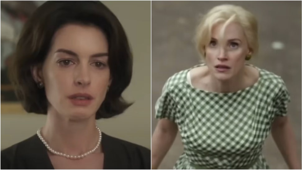 A new trailer is out for "Mothers' Instinct" with Jessica Chastain and Anne Hathaway. What is the movie about? When does it come out? (Credit: Screenshot/YouTube video https://www.youtube.com/watch?v=vWtPAWgVKGE)