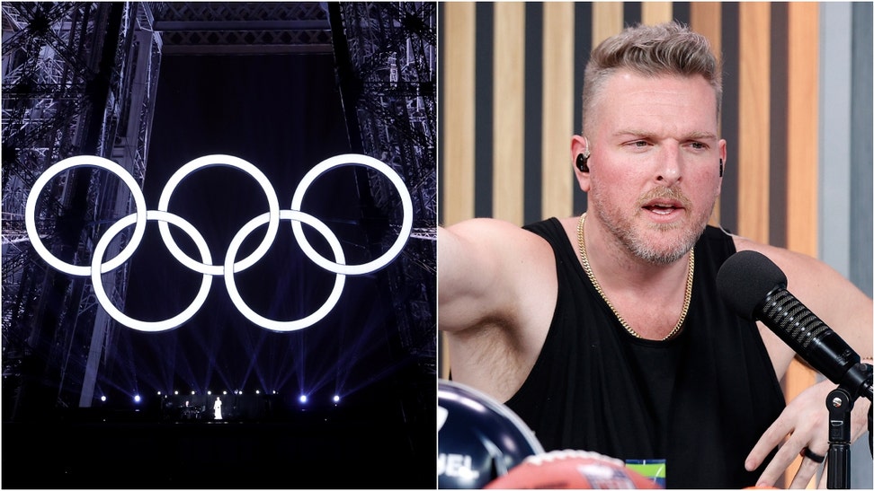 Pat McAfee wasn't impressed by with the opening ceremony of the Olympics in France. Watch a video of his comments. (Credit: Getty Images)