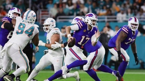 Buffalo Bills QB Josh Allen scrambles against the Miami Dolphins in Week 18 of 2024 at Hard Rock Stadium in Florida. (Sam Navarro-USA TODAY Sports)