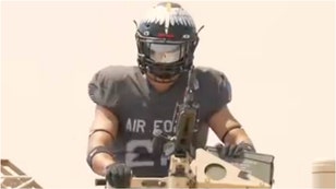 Air Force releases incredible uniform reveal video. (Credit: Screenshot/X Video https://www.instagram.com/reel/C-npEpivCo7/)