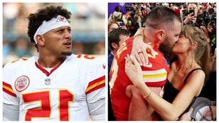 PATRICK MAHOMES TRAVIS KELCE TAYLOR SWIFT