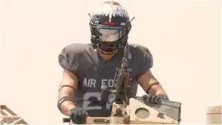 Air Force releases incredible uniform reveal video. (Credit: Screenshot/X Video https://www.instagram.com/reel/C-npEpivCo7/)