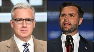 Keith Olbermann pushed a lie about JD Vance and a couch with a pair of tweets. What did he tweet? (Credit: Getty Images)