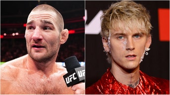 Machine Gun Kelly, Sean Strickland strike up new beef. (Credit: Getty Images)