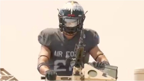 Air Force releases incredible uniform reveal video. (Credit: Screenshot/X Video https://www.instagram.com/reel/C-npEpivCo7/)