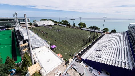 Northwestern will be playing their home games on Lake Michigan, and players are ready for a new tradition after wins. 