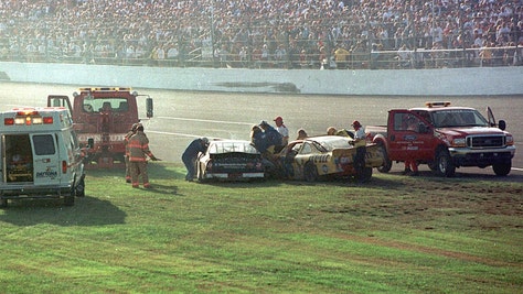 NASCAR fans think they have finally found Dale Earnhardt's 2001 Daytona 500 car. 