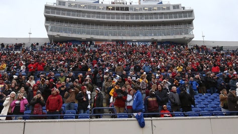 Video: Liberty Bowl Stadium In Memphis Has Press Box Torn Down