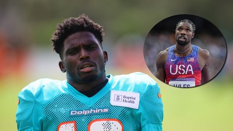 Tyreek Hill Officially Challenges Gold Medal Winner Noah Lyles To 50-Yard Race