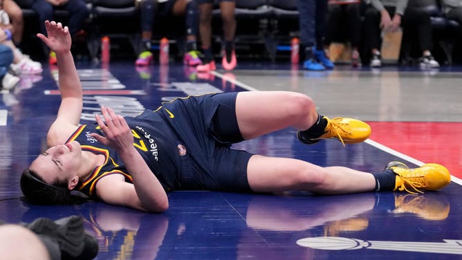 Indiana Fever coach Christie Sides took rookie Caitlin Clark out of Sunday's game needing just one assist for another double-double.