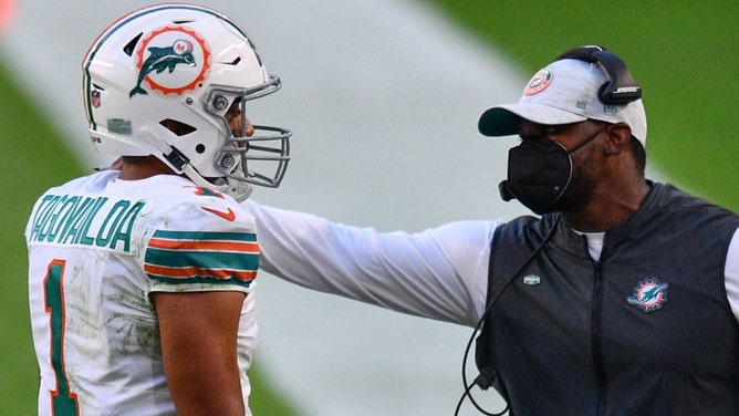 Miami Dolphins QB Tua Tagovailoa woke up Monday and chose to stuff former head coach Brian Flores into a locker.