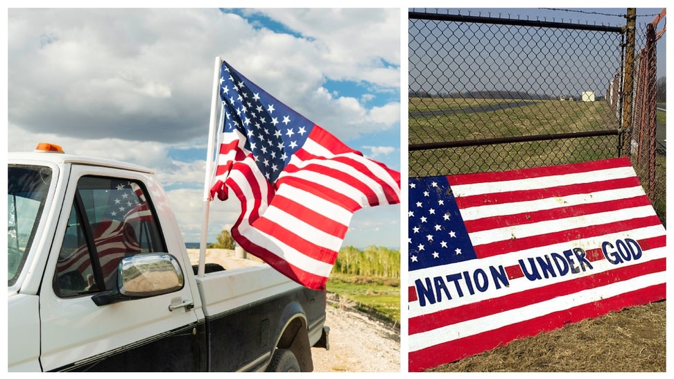 AMERICAN FLAG TRUCK