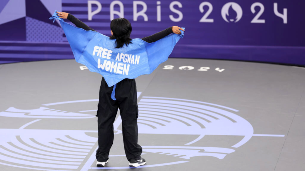 Olympic Breakdancer Disqualified For Wearing ‘Free Afghan Women’ Cape