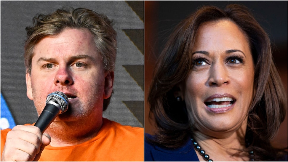 Tim Dillon roasts Kamala Harris. (Credit: Getty Images)