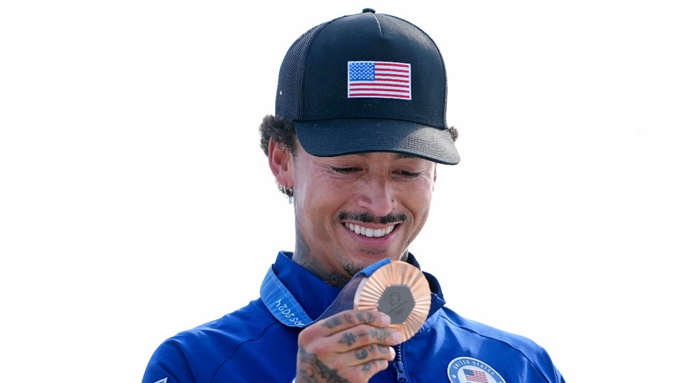 Skateboarder Nyjah Huston Shows Off The Brutal State Of His Olympic Bronze Medal