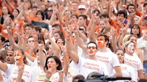 young longhorns fan drinks mom's beer