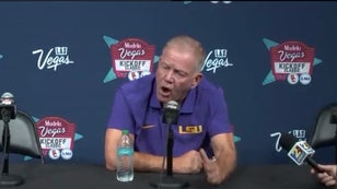 LSU head coach Brian Kelly was furious with his team following the loss to USC, and the press conference table paid fpr it. 