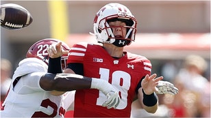 Wisconsin football fans want offensive coordinator Phil Longo fired. Will Longo be fired? What are people saying? (Credit: Getty Images)