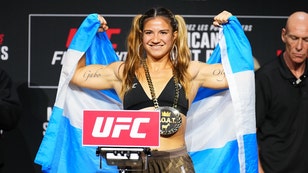 ailin perez twerking octagon ufc fighter
