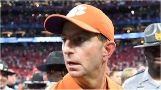 Social media is on fire with incredible jokes after Clemson and Dabo Swinney got blown out by Georgia. Check out the best reactions. (Credit: Getty Images)