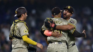 Padres Dodgers triple play