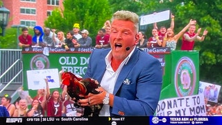 Pat McAfee started ESPN's College GameDay in South Carolina shouting about cocks.