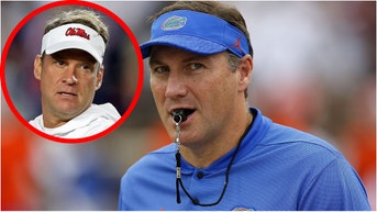 Former Florida coach Dan Mullen says he told the Gators to hire Lane Kiffin after being fired. Watch a video of his comments. (Credit: Getty Images)