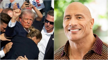 Dwayne "The Rock" Johnson was impressed by Donald Trump's reaction to being shot. He praised his reaction. (Credit: Getty Images)