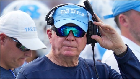 Mack Brown reportedly suggested he might quit after UNC lost to James Madison. (Credit: Getty Images)