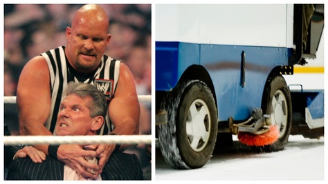 STEVE AUSTIN VINCE MCMAHON ZAMBONI