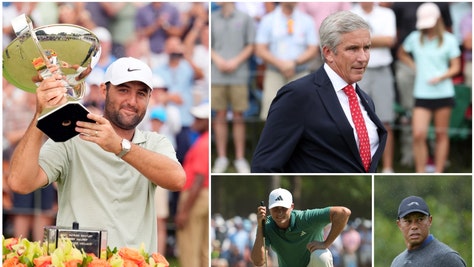 Scheffler's Year Compared To Tiger's Best, Aberg Surgery, No Jay Monahan Boos