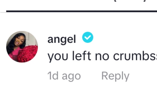 Angel Reese shows support for disgusting video about Caitlin Clark fans. (Credit: TikTok comments section/https://www.tiktok.com/@theluncheonlawyer/video/7414541997295373610)