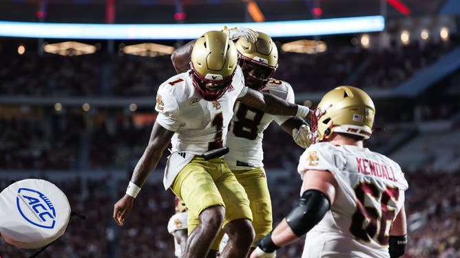 Boston College QB Thomas Castellanos led his team to a monster win over Florida State behind head coach Bill O'Brien