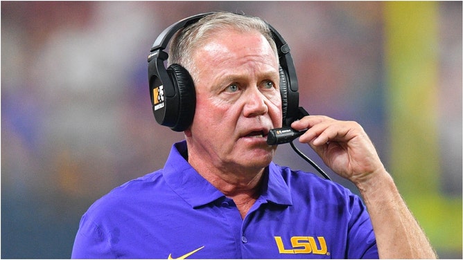 LSU coach Brian Kelly was ruthlessly torched on social media after the Tigers lost to USC. Check out the best reactions. (Credit: Getty Images)