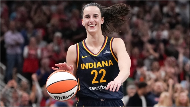 Social media users showered Caitlin Clark with praise after an incredible performance against the Los Angeles Sparks. (Credit: Getty Images)